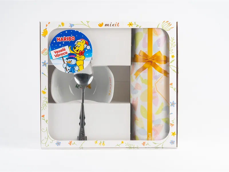 Autocollant pour coffret cadeau